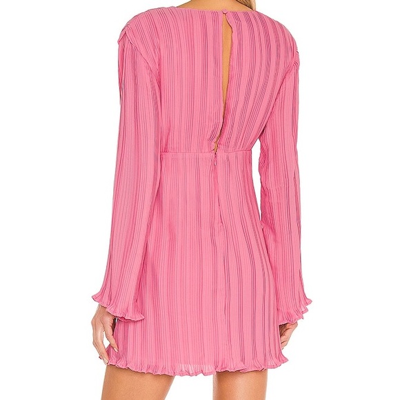 REVOLVE Lovers and Friends Bernice Plisse Mini Dress - Picture 3 of 8